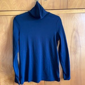 Lands End Dark Blue Turtleneck